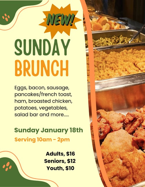 Cream and Green Modern Sunday Brunch  Instagram Post (Real Estate Flyer) (1)