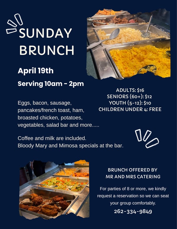 Dark Blue and White Modern Buffet Meal Restaurant Promotion Instagram Post (US Letter) (1)