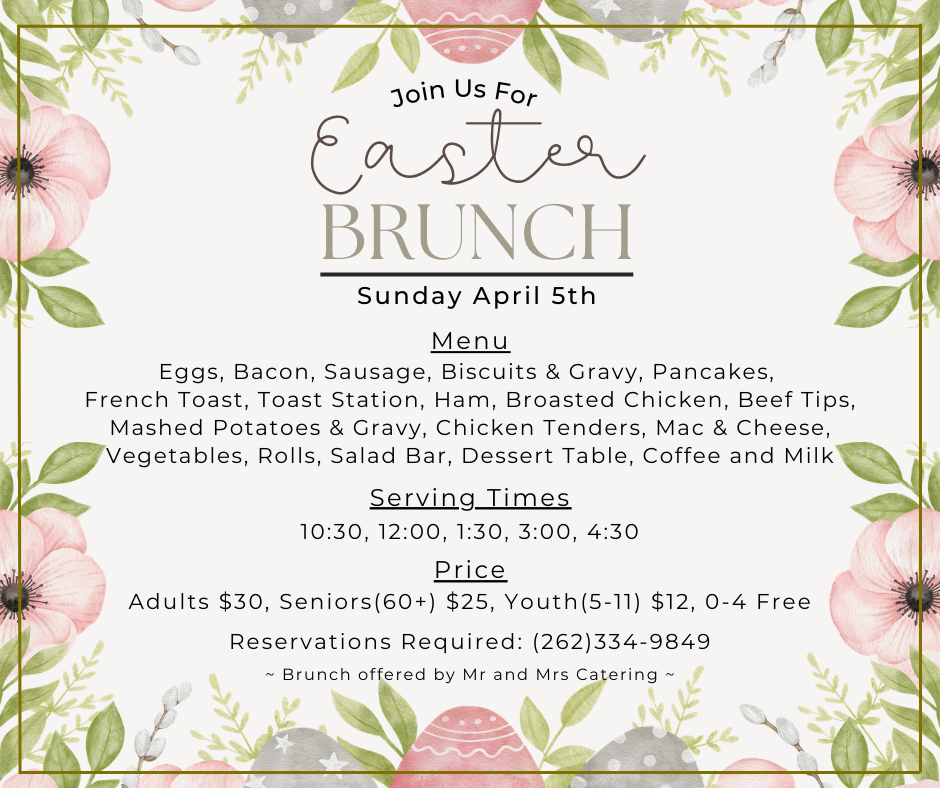 Easter Brunch Invitation with Spring Florals (Facebook Post) (2)