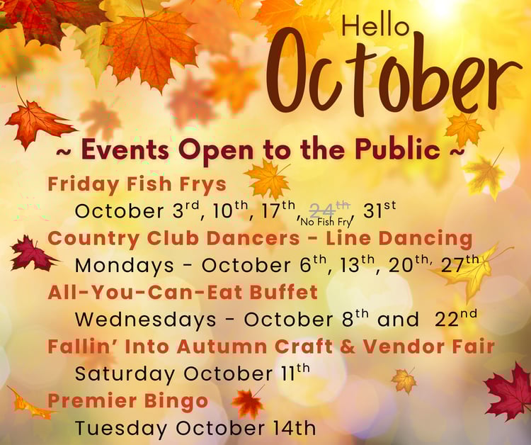 Events Open to the Public