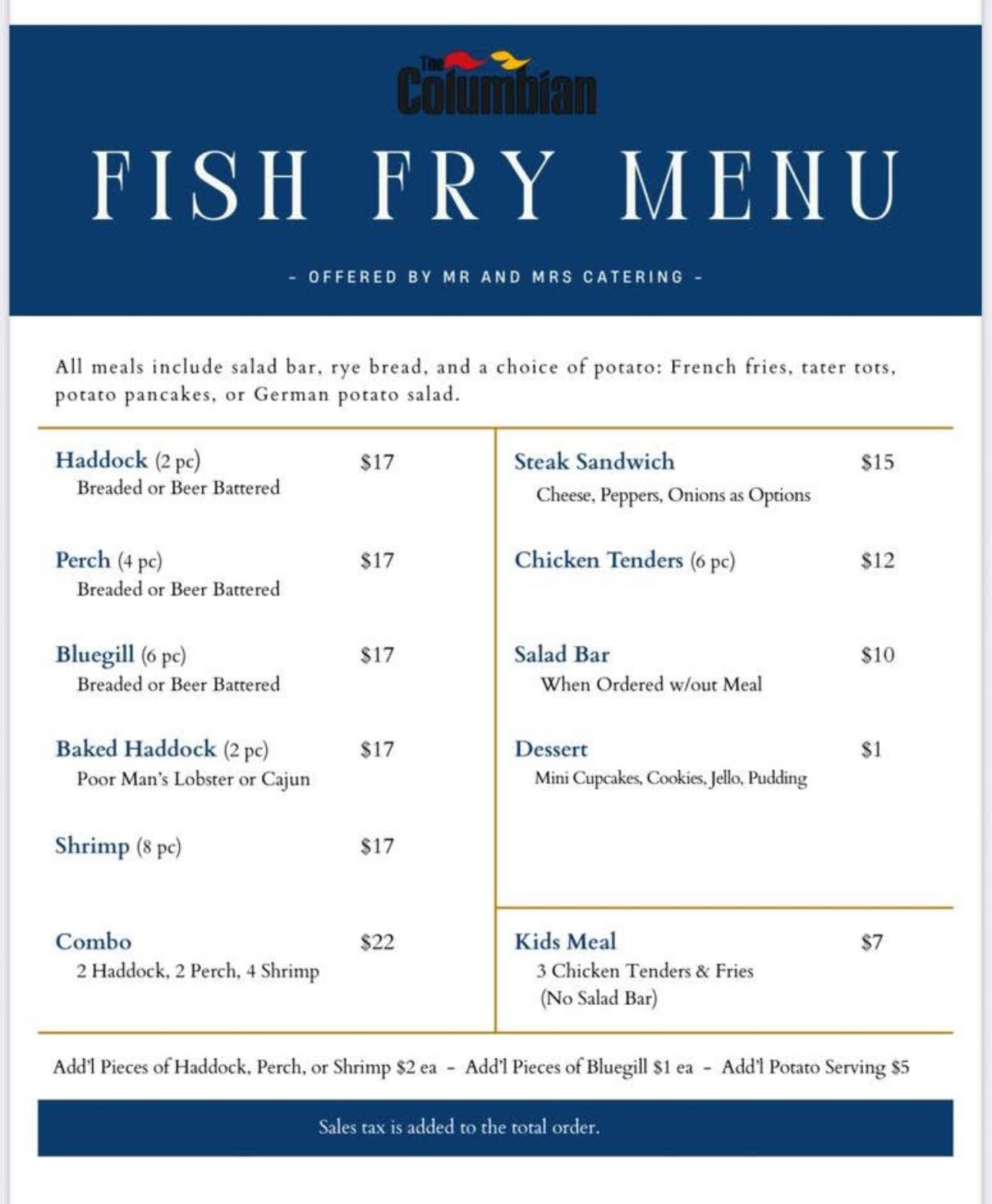 Fish Fry Menu-1